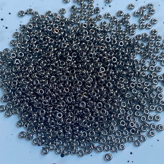 Toho Demi Round Beads Nickel Plated TN-711 11/0 5 grams