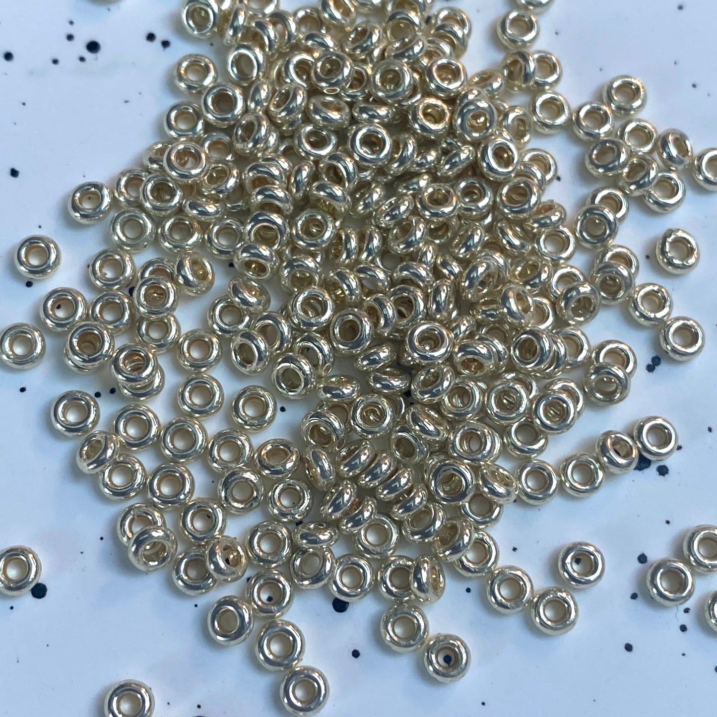 Toho Demi Round Beads Aluminium Galvanised Permanent Finish TN-PF558 8/0 5 grams