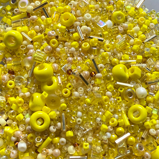 Miyuki Mixed Glass Beads -3113Mix Yellow-10 Grams