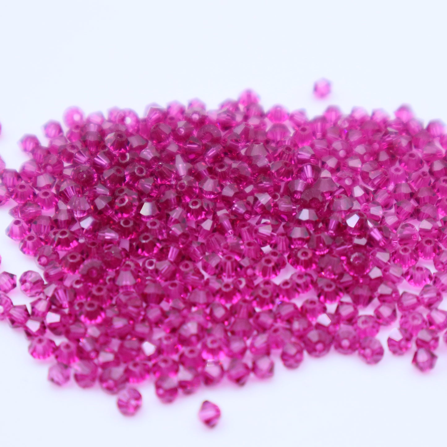 Swarovski 5301 3mm Bicone Bead Fuchsia 502