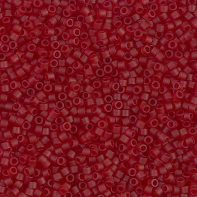 MIYUKI 11/0 Delica Bead DB1262 Matte Transparent Dark Cranberry