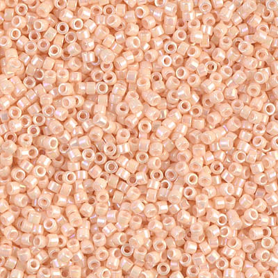 MIYUKI 11/0 Delica Bead DB1502 Opaque Light Peach AB