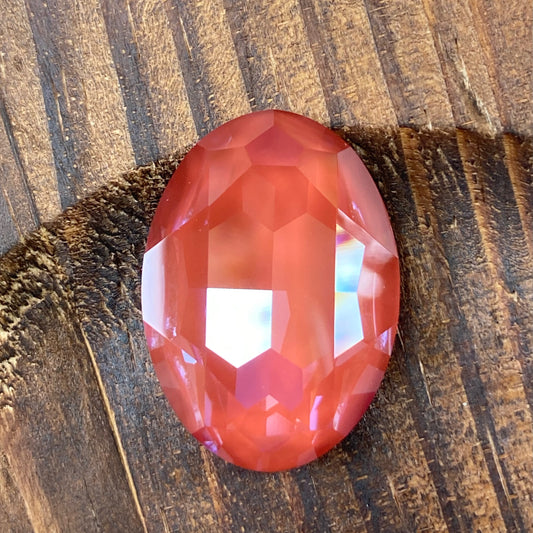 Swarovski Large Oval Fancy Stone 4127 30*22mm Crystal Maroon Ignite l160I Unfoiled