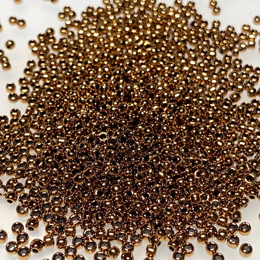 Toho 221 Round Seed Bead Bronze Opaque 15/0 1.5mm